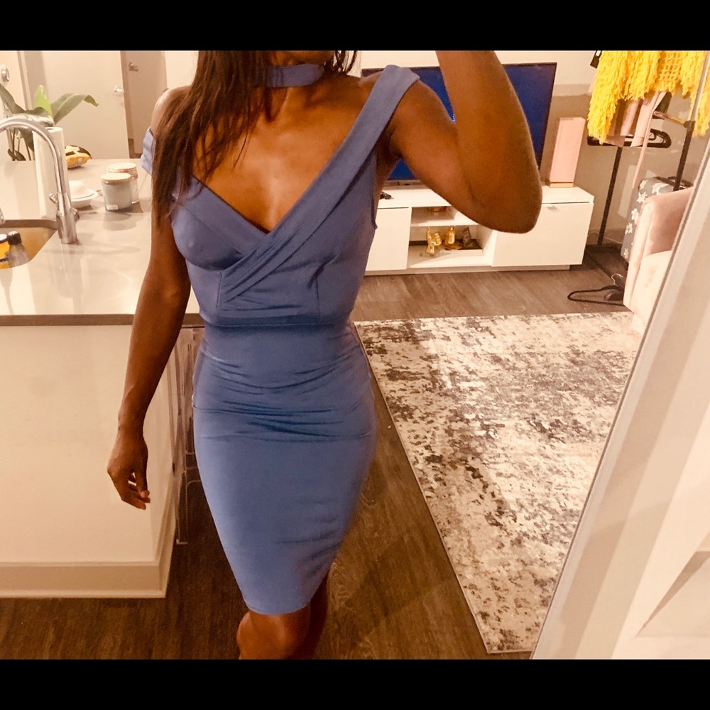 Blue dress